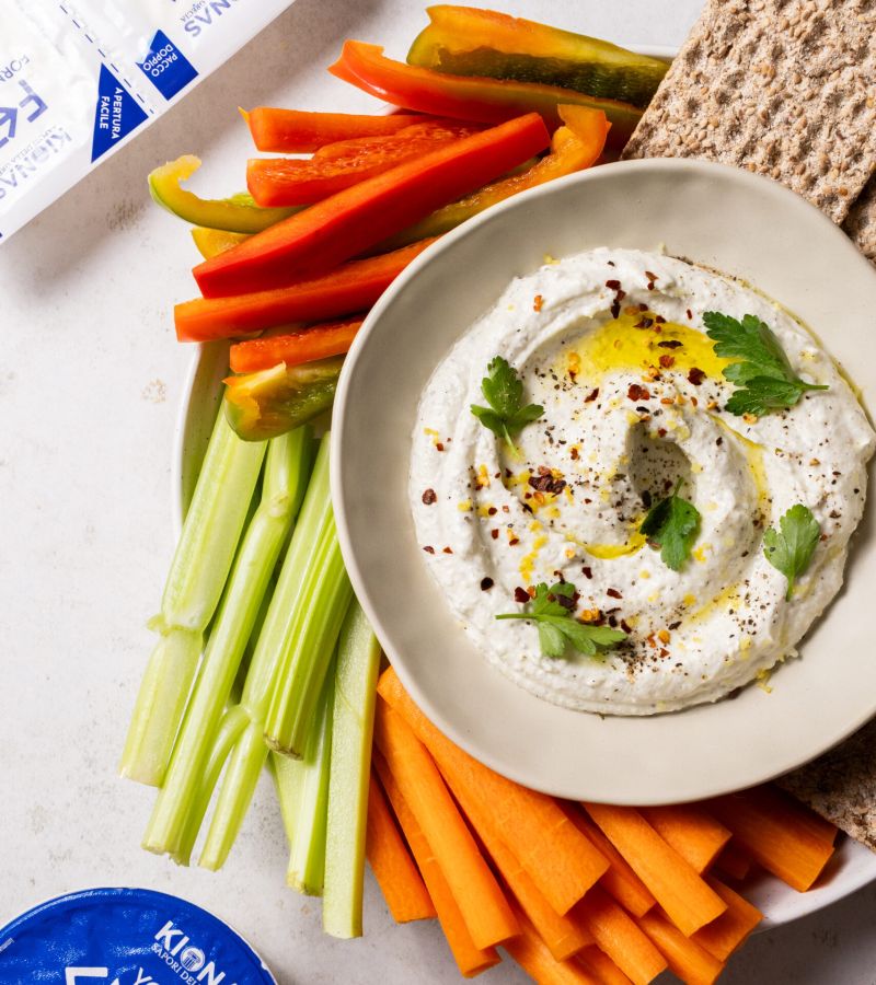 Feta Lemon Dressing con verdure