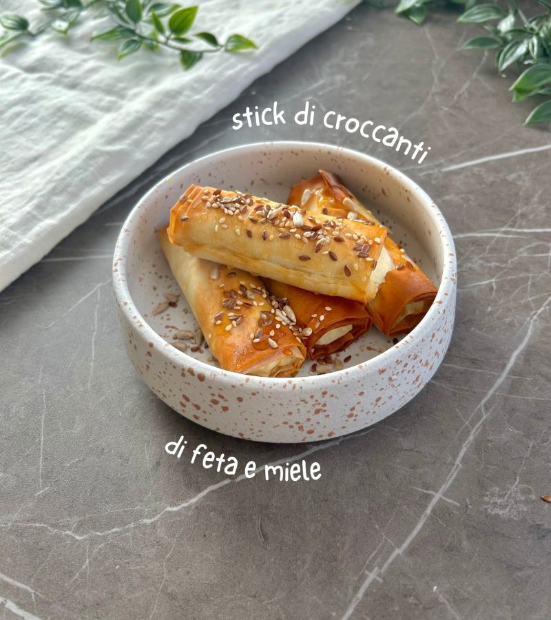 Stick Croccanti di feta e miele